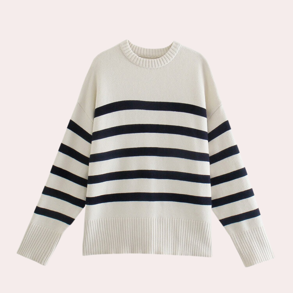 Isla | Oversized Striped Pullover For Women