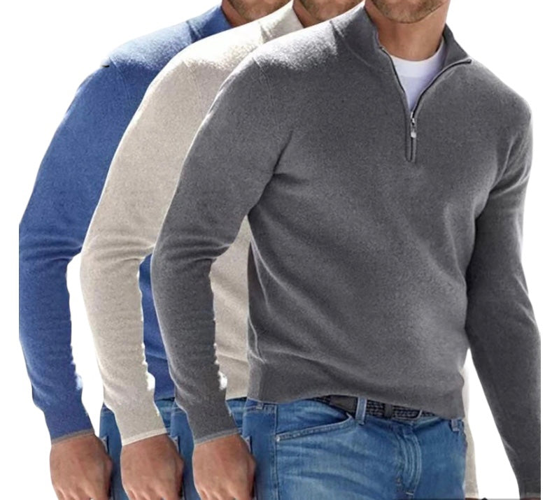 Seth | Chic Half-Zip Sweater