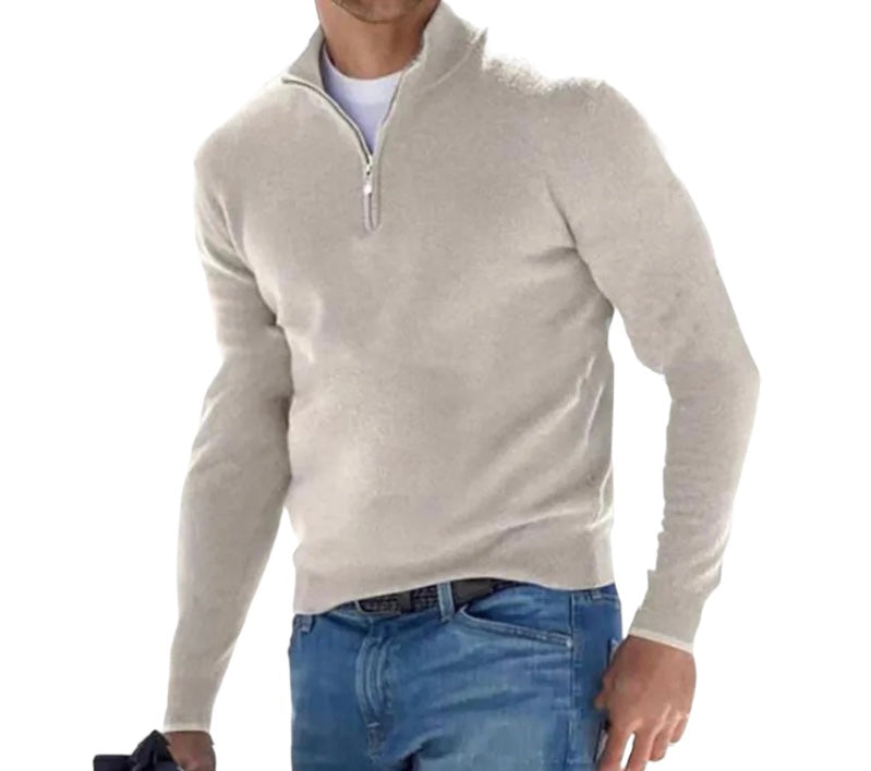 Seth | Chic Half-Zip Sweater